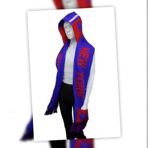 New York Sports Fan Hooded Scarf